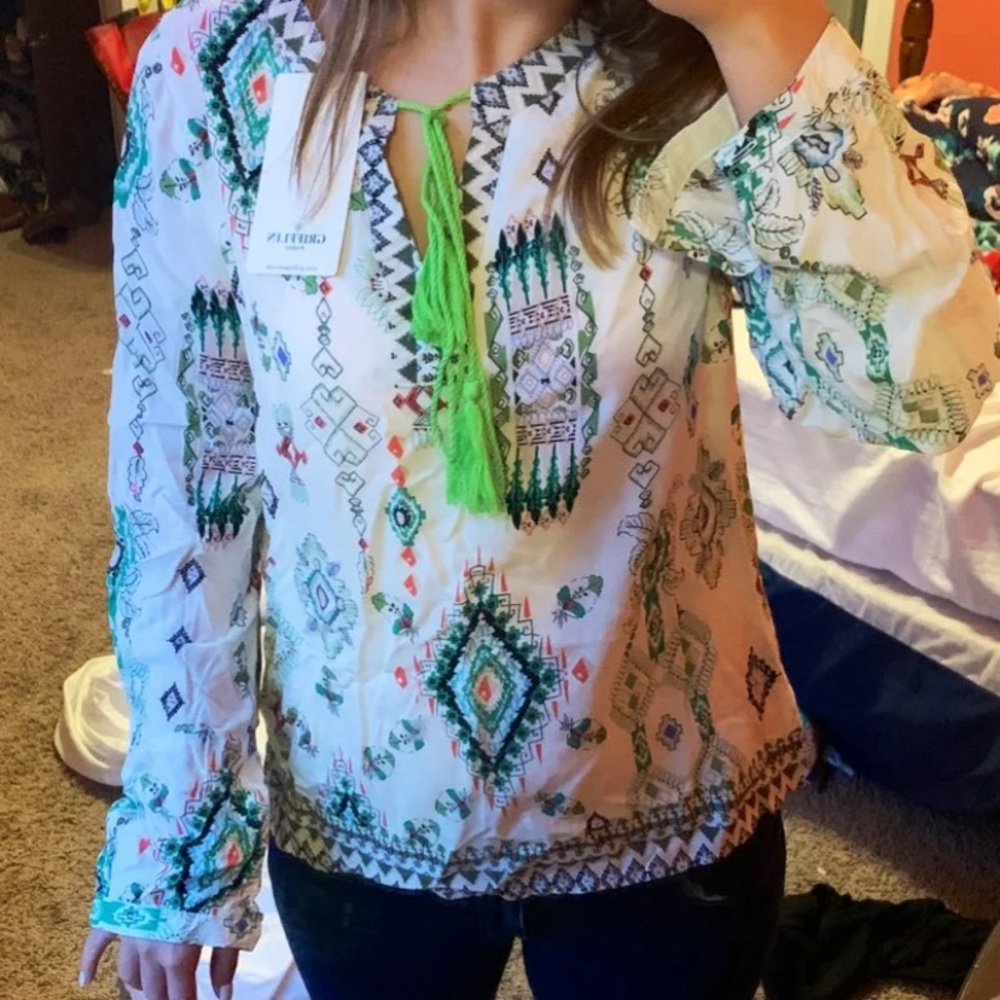 Long sleeve blouse